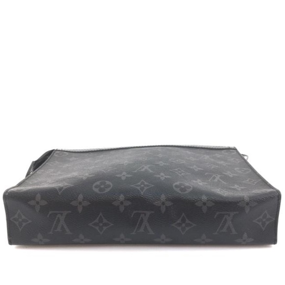 Pochette Voyage Rare Black Monogram Eclipse Clutch - Picture 3 of 12